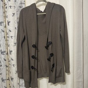 Banana Republic Taupe Toggle Sweater